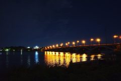 手賀沼の夜景
